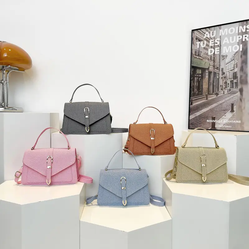 Korean Style Women's Shoulder Bag Brown 2025 - Image 7