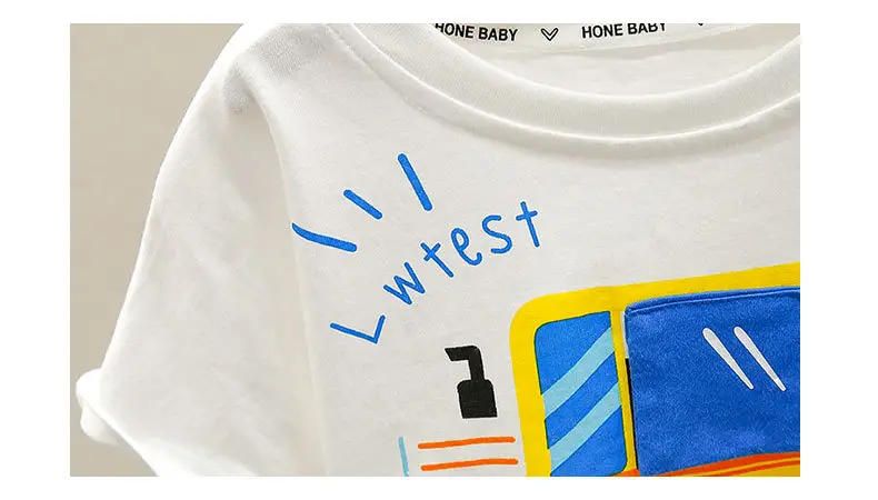 White 7819 Boys Summer T-Shirt Short Sleeve 2026 — feature 6