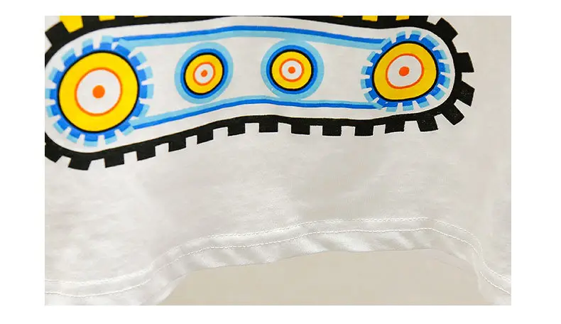 White 7819 Boys Summer T-Shirt Short Sleeve 2026 — feature 8
