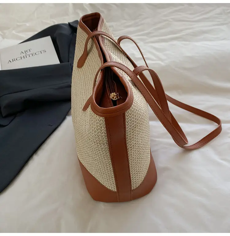 Large Capacity Women's Woven Shoulder Bag 2025 — feature 8