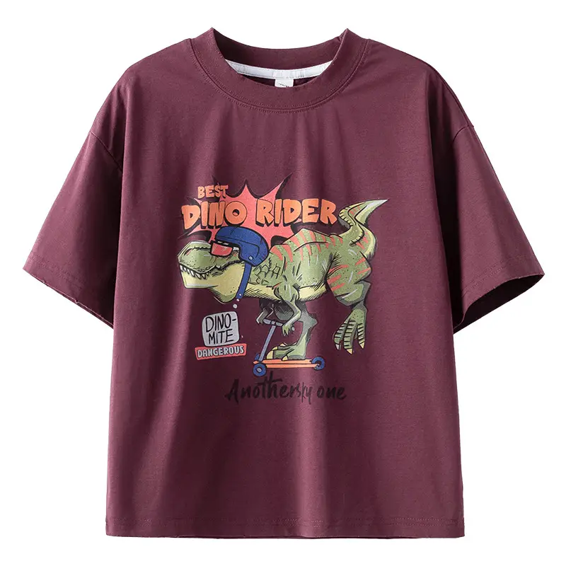Boys Cartoon T-Shirt 2025 Summer Mid Big - Image 8