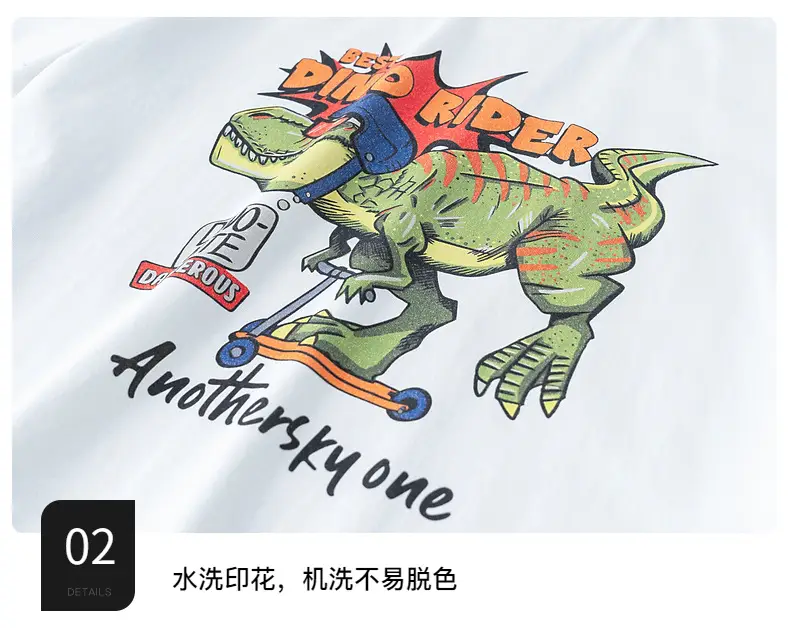 Boys Cartoon T-Shirt 2025 Summer Mid Big — feature 9