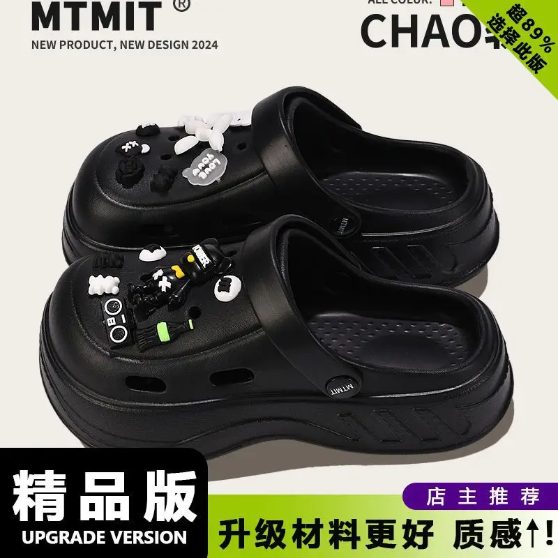 Women Kitty Bow Sandals Summer Hole Shoes