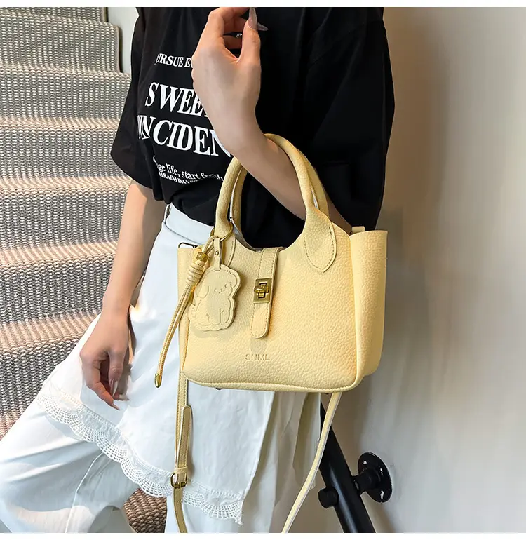 Yellow Korean Style Shoulder Bag 2025 New — feature 19
