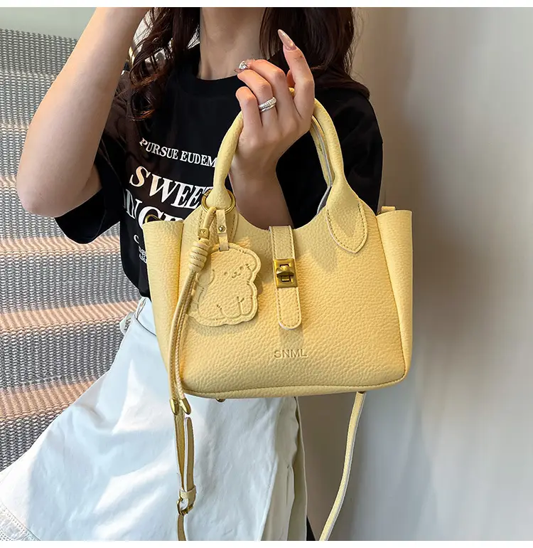 Yellow Korean Style Shoulder Bag 2025 New — feature 21