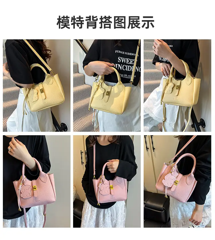 Yellow Korean Style Shoulder Bag 2025 New — feature 3