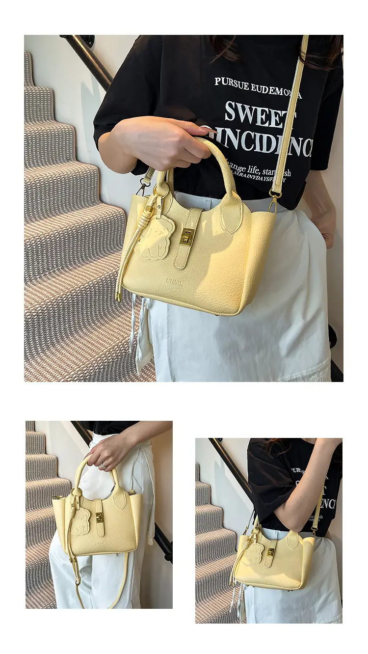 Yellow Korean Style Shoulder Bag 2025 New — feature 4