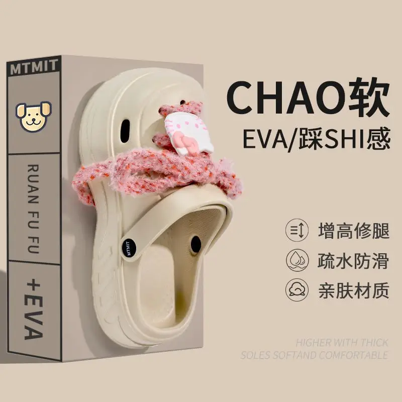 Women Cartoon Clogs Black EVA Platform Sandals — feature 30