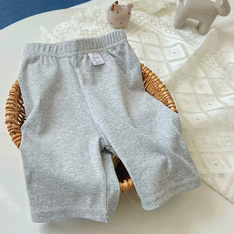 New Summer Thin Girls Polo Dot Shorts White - Image 2
