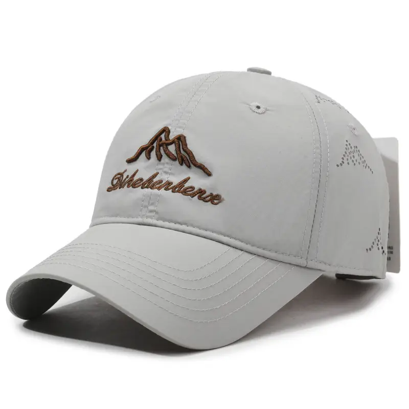 Men Baseball Cap Black with Mountain Logo