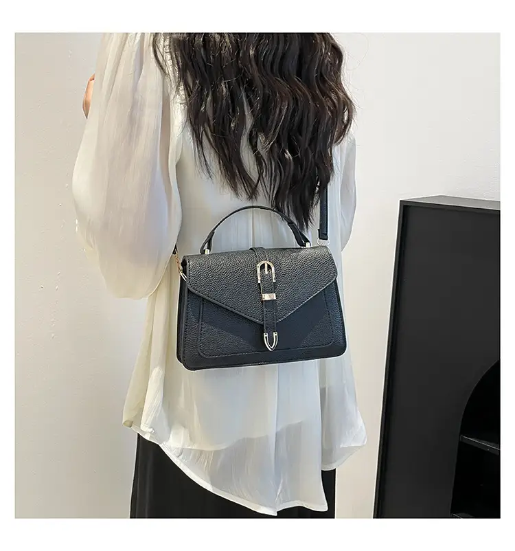 Red Leather One-Shoulder Crossbody Bag for Women — feature 13