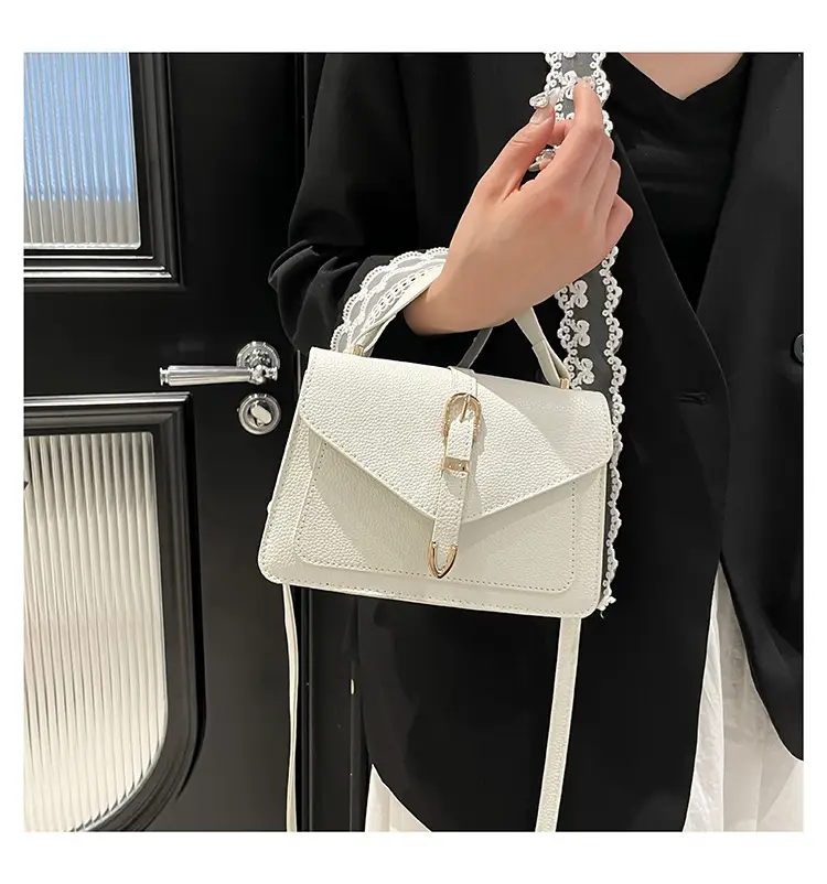 Red Leather One-Shoulder Crossbody Bag for Women — feature 16