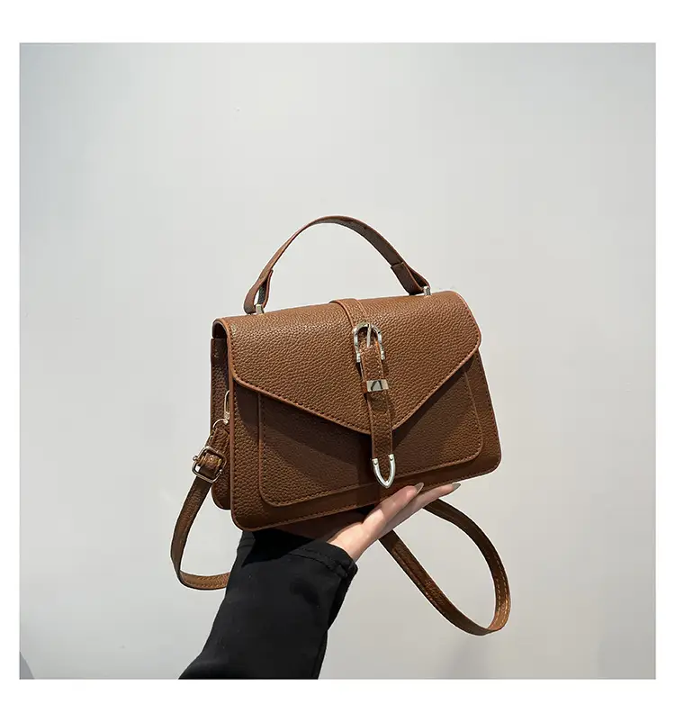 Red Leather One-Shoulder Crossbody Bag for Women — feature 29
