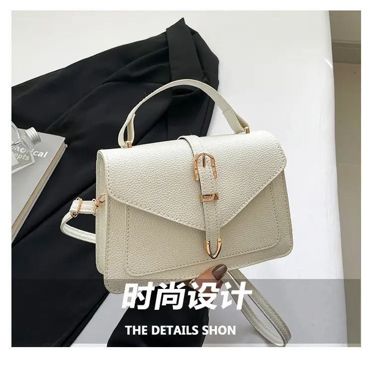 Red Leather One-Shoulder Crossbody Bag for Women — feature 4