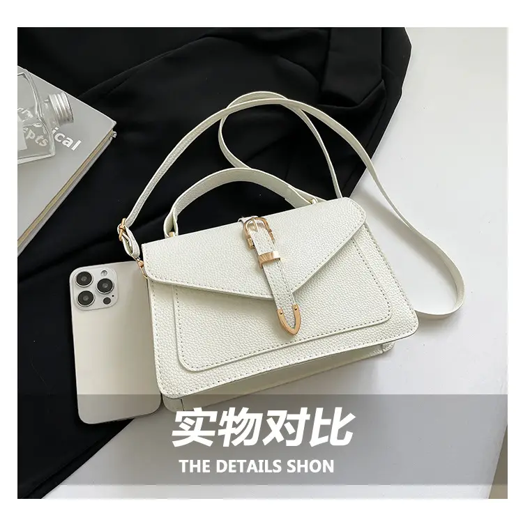 Red Leather One-Shoulder Crossbody Bag for Women — feature 7