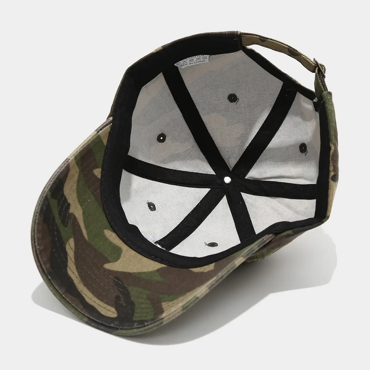 European American Camo Baseball Caps with NY Logo — feature 11