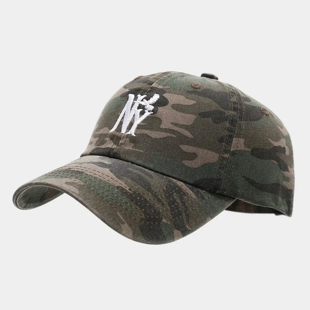 European American Camo Baseball Caps with NY Logo — feature 5