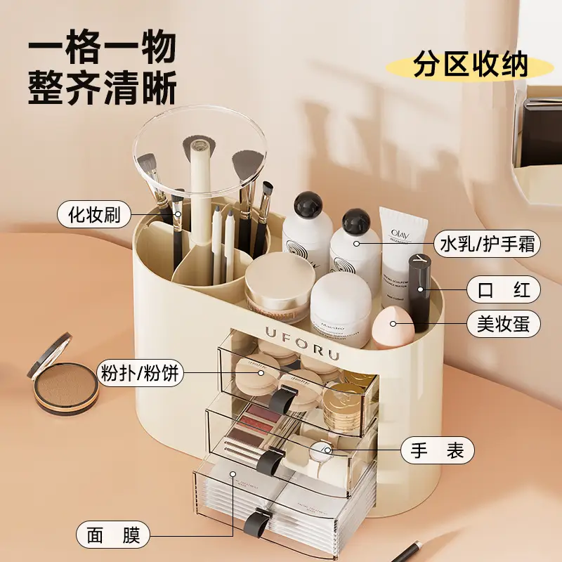 Multifunctional Makeup Brush & Storage Box