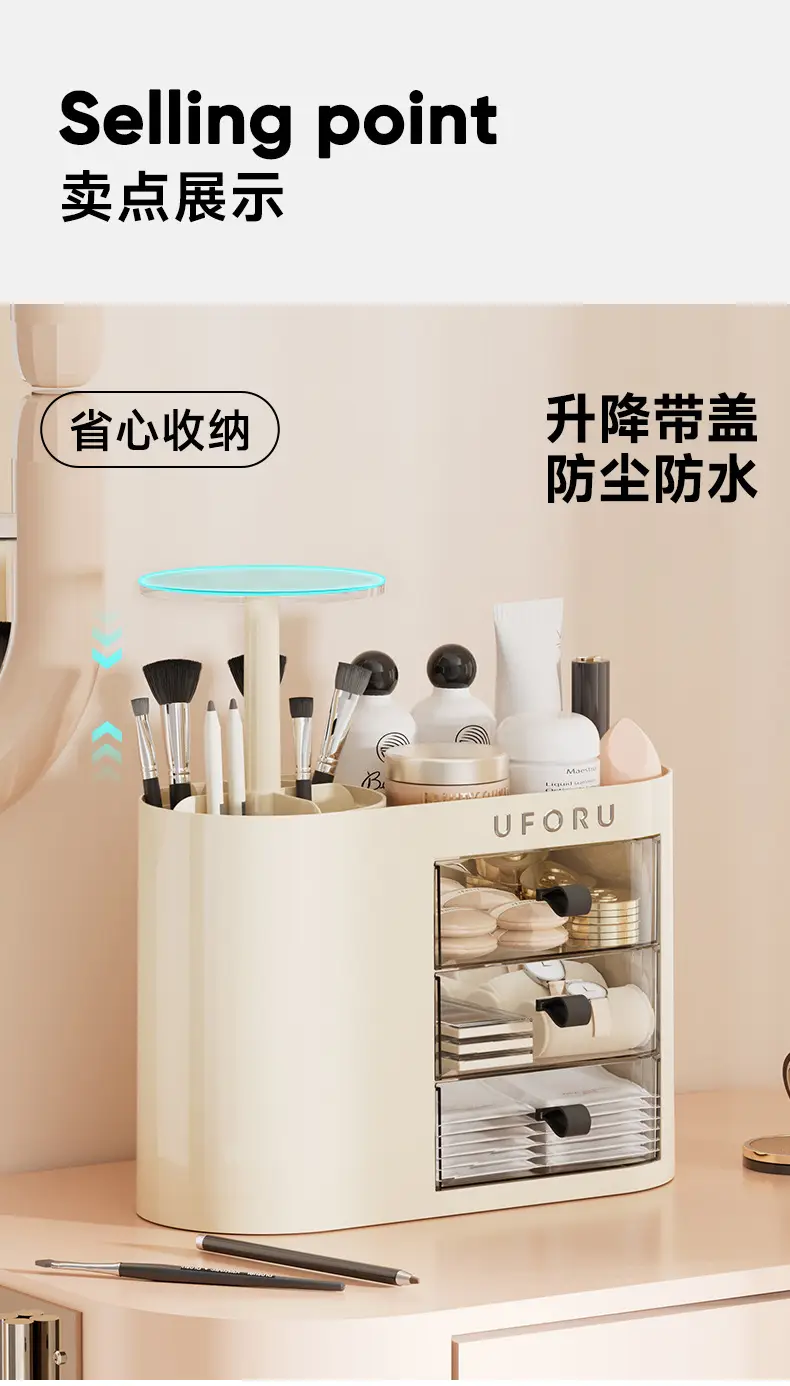 Multifunctional Makeup Brush & Storage Box — feature 8