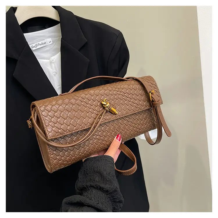 2025 White Textured Crossbody Bag for Women - Image 8