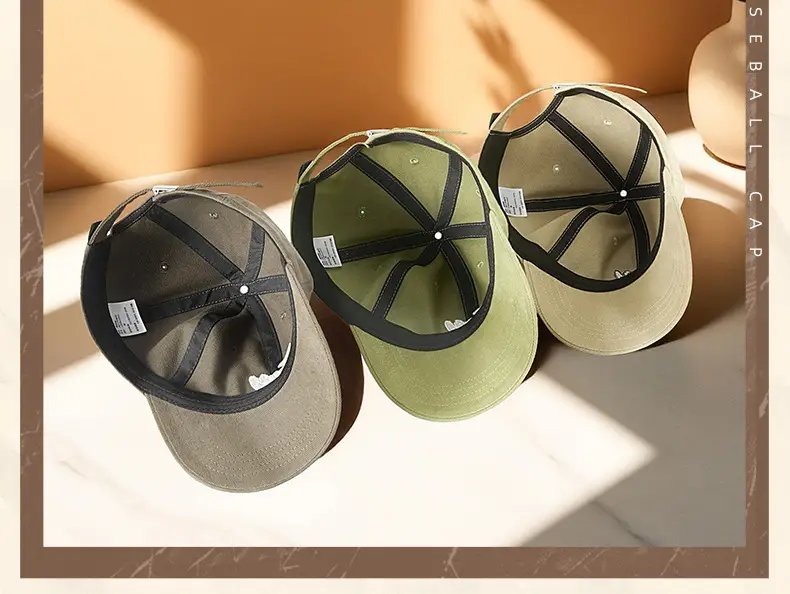 Men's Black Cotton Baseball Cap with "Glowy Never" Design — feature 28