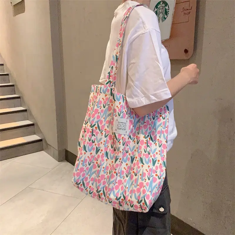 New Spring Floral Shoulder Bag for Students - Image 9