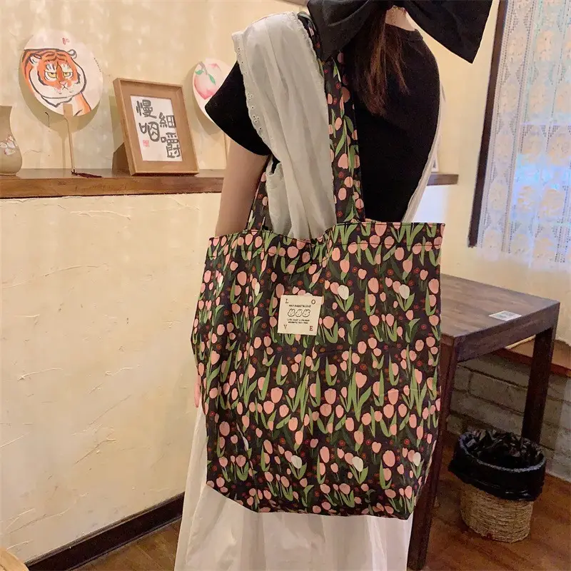 New Spring Floral Shoulder Bag for Students - Image 10