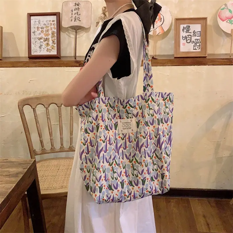 New Spring Floral Shoulder Bag for Students - Image 11