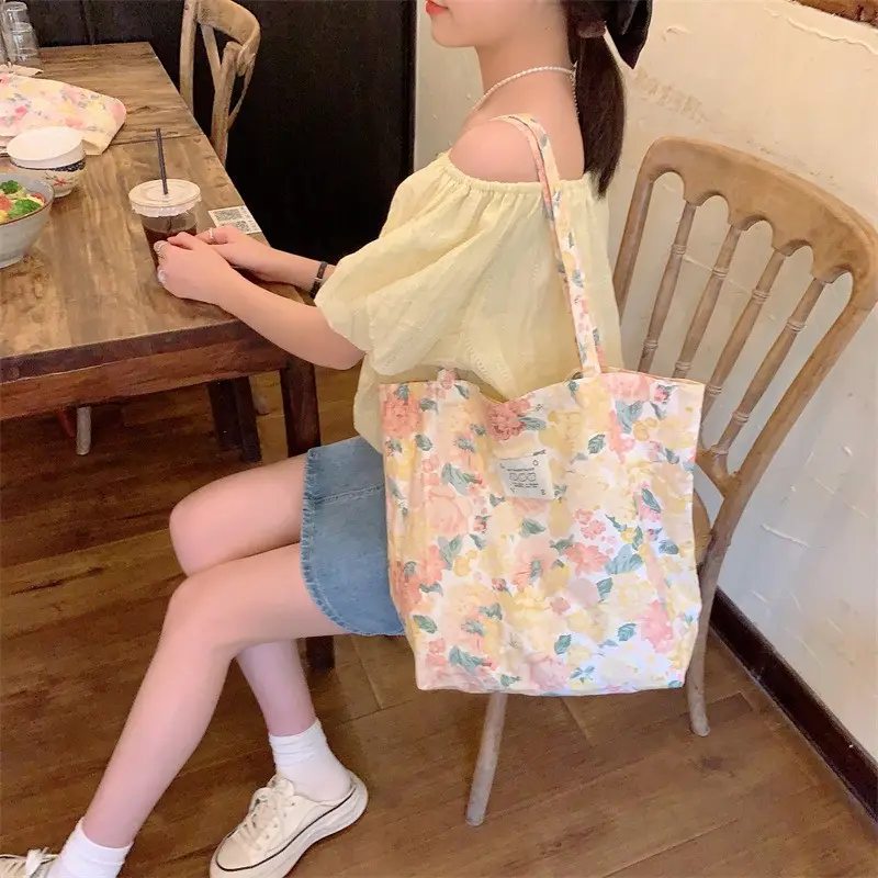 New Spring Floral Shoulder Bag for Students - Image 7