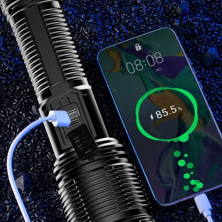 Rechargeable Flashlight with Strong Light & Ultra-Bright Design