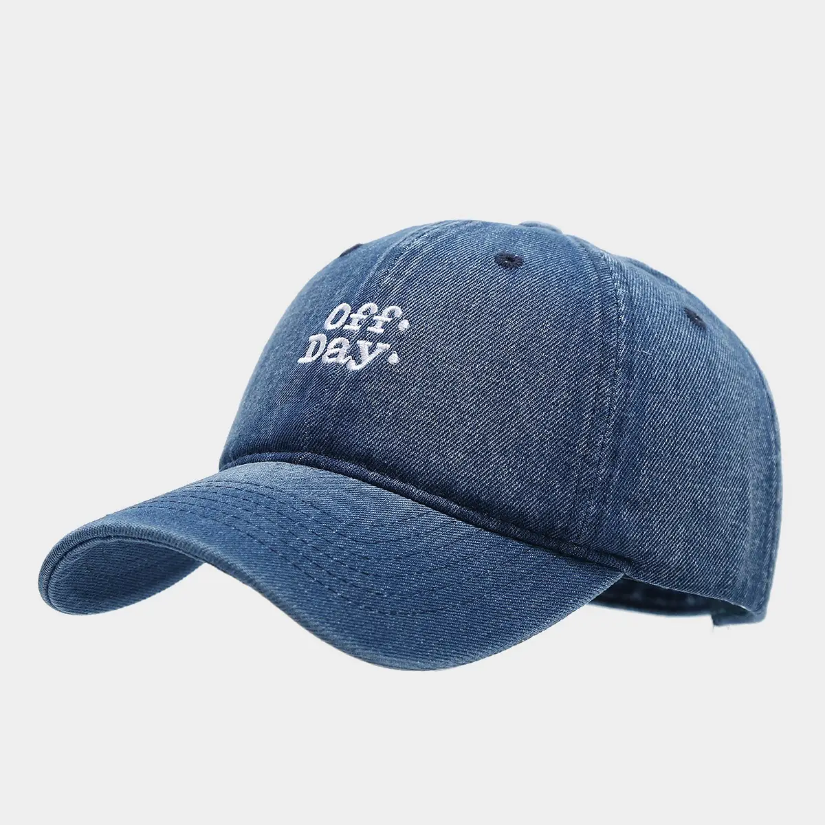 Men's Off Days Letter Embroidered Denim Cap — feature 7