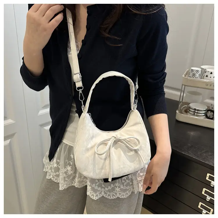 Pink Bow Shoulder Bag for Women 2025 Summer — feature 18
