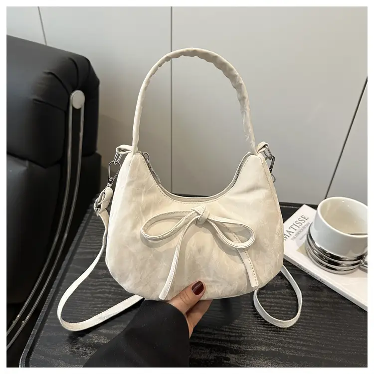 Pink Bow Shoulder Bag for Women 2025 Summer — feature 22