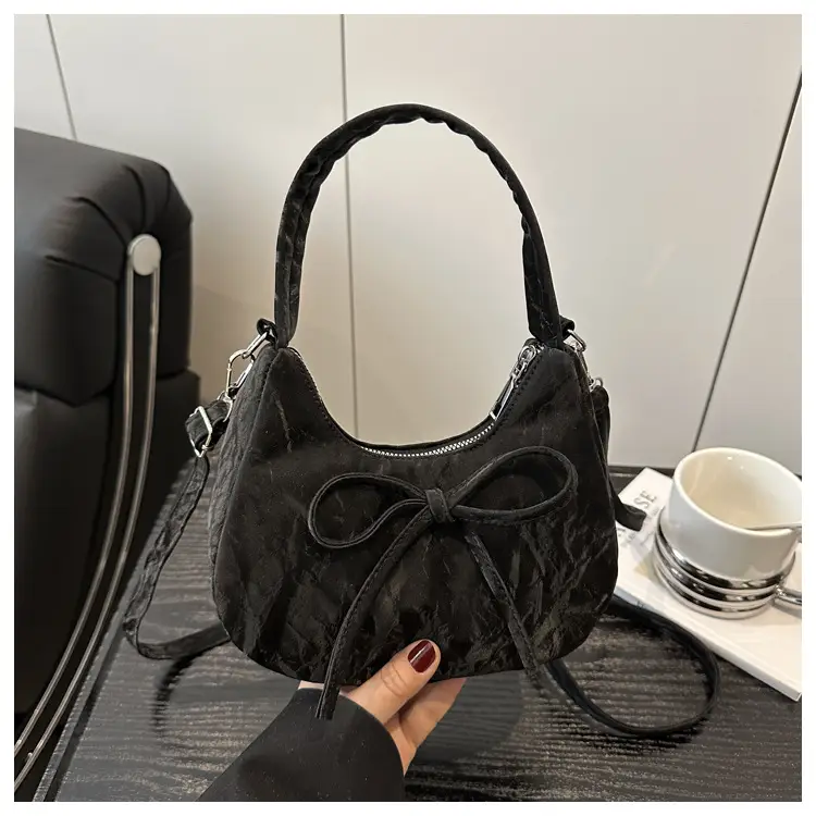 Pink Bow Shoulder Bag for Women 2025 Summer — feature 23