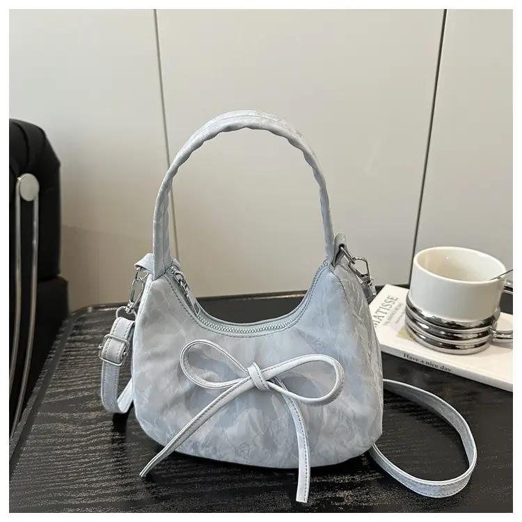 Pink Bow Shoulder Bag for Women 2025 Summer — feature 24