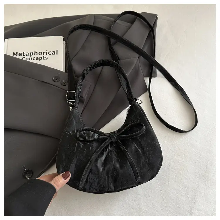 Pink Bow Shoulder Bag for Women 2025 Summer — feature 25