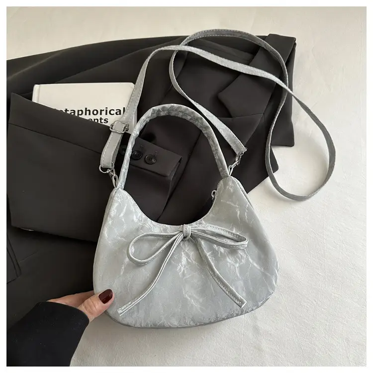 Pink Bow Shoulder Bag for Women 2025 Summer — feature 27
