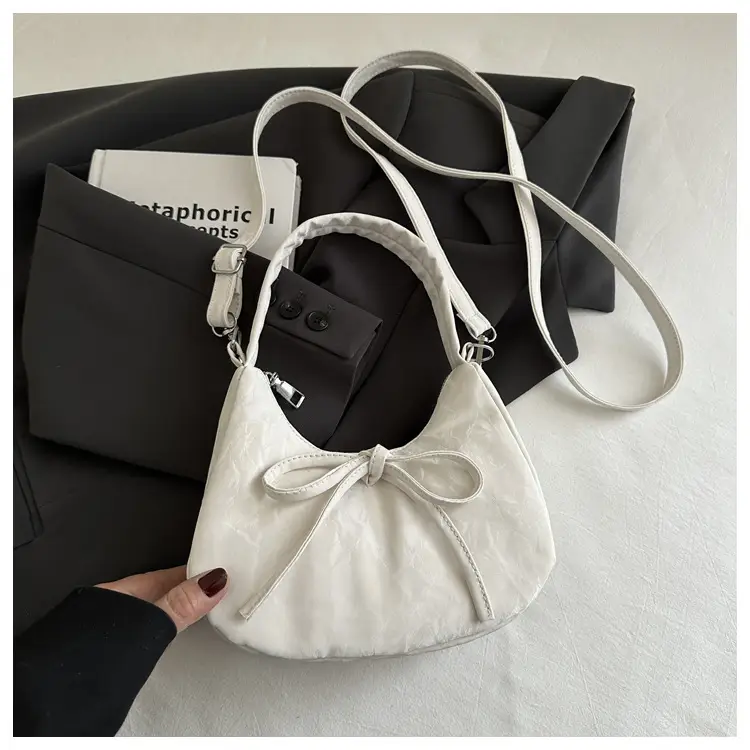 Pink Bow Shoulder Bag for Women 2025 Summer — feature 29