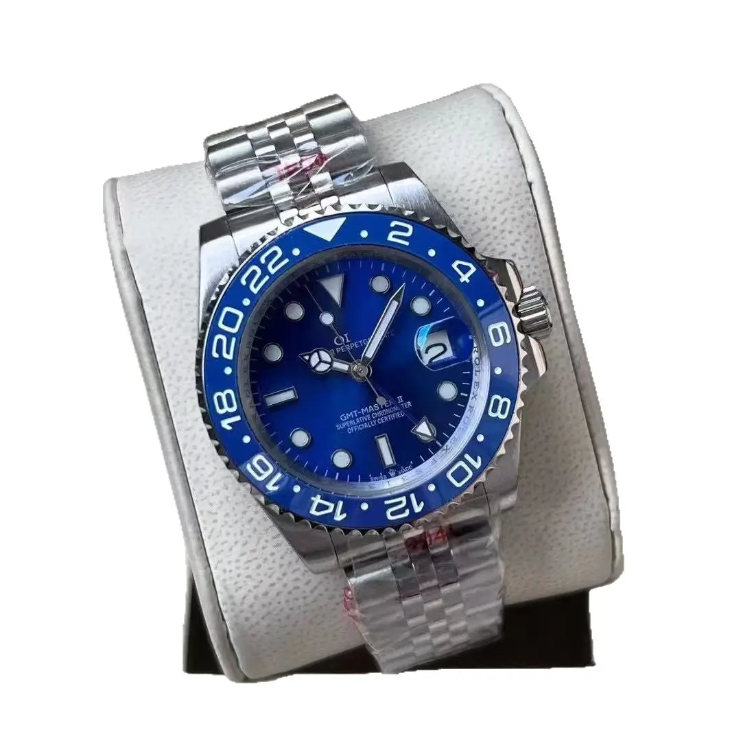 Foreign Trade Laojia Same Model Submariner Solid Steel Strap Luminous Waterproof Large Dial Quartz Movement Guangzhou Watch