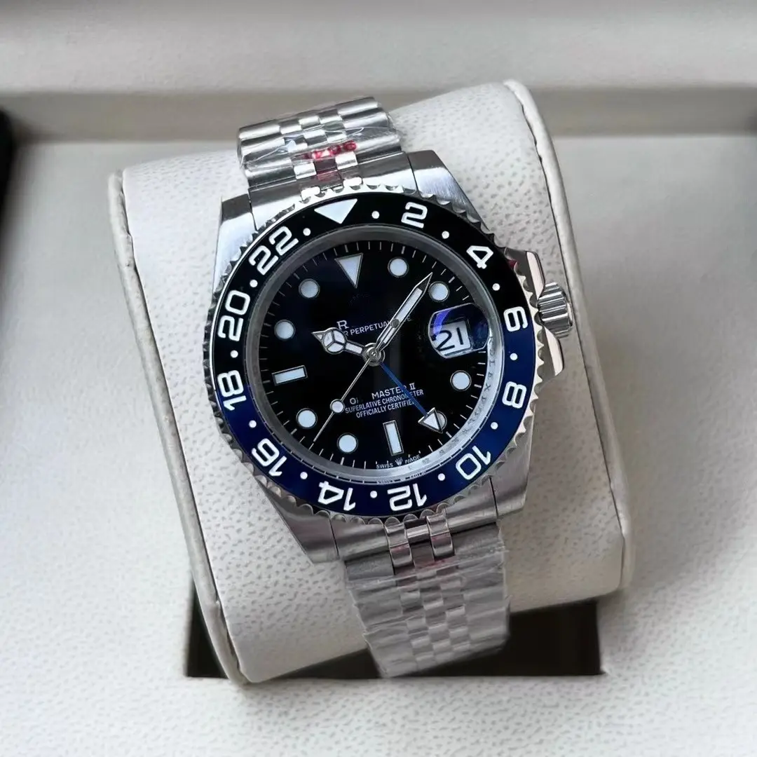 Foreign Trade Laojia Same Model Submariner Solid Steel Strap Luminous Waterproof Large Dial Quartz Movement Guangzhou Watch — feature 15