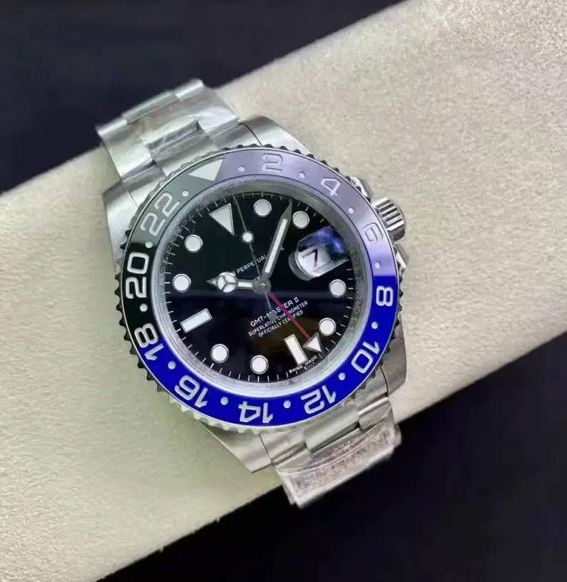 Foreign Trade Laojia Same Model Submariner Solid Steel Strap Luminous Waterproof Large Dial Quartz Movement Guangzhou Watch — feature 2