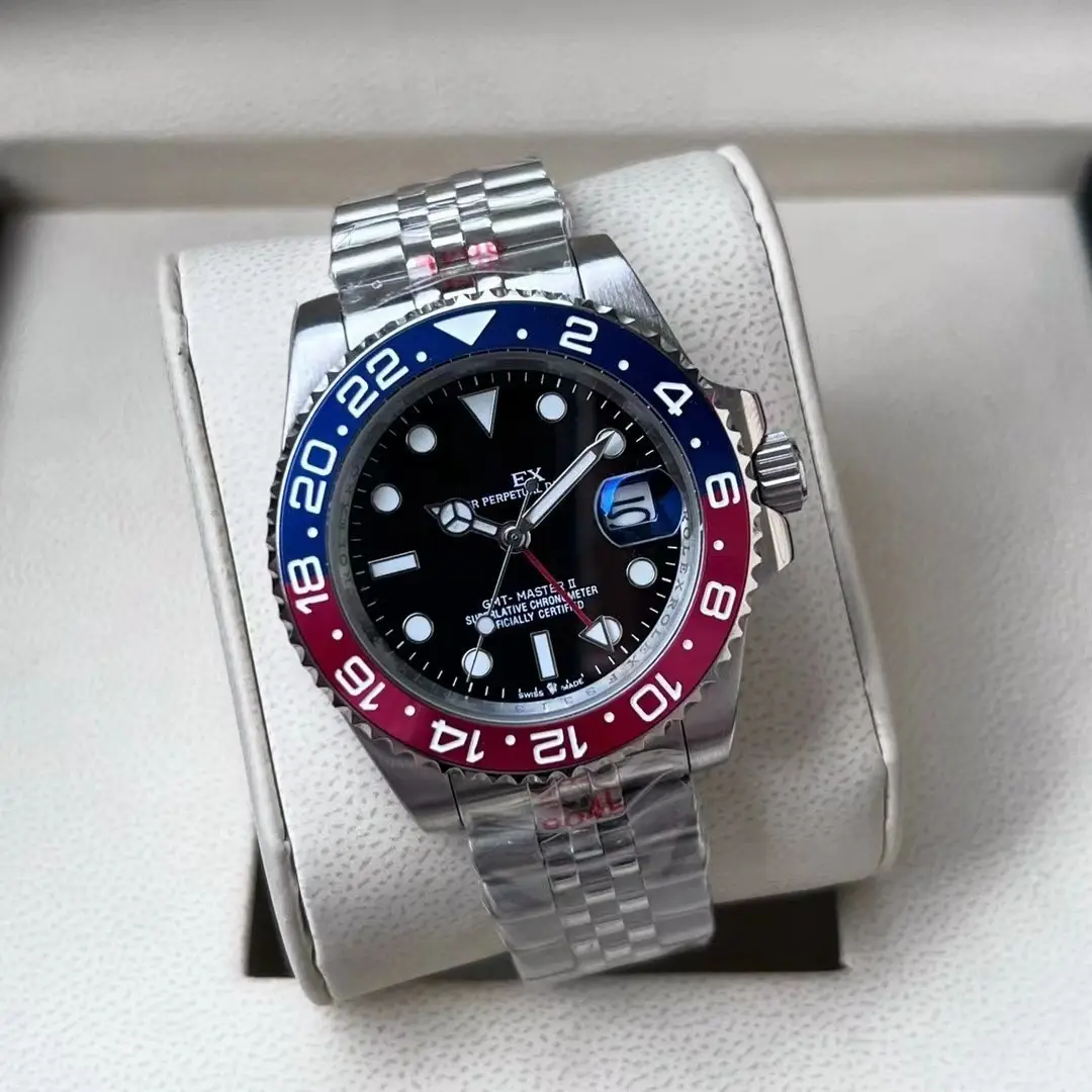 Foreign Trade Laojia Same Model Submariner Solid Steel Strap Luminous Waterproof Large Dial Quartz Movement Guangzhou Watch — feature 21