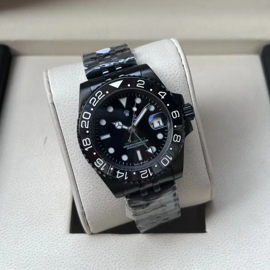 Foreign Trade Laojia Same Model Submariner Solid Steel Strap Luminous Waterproof Large Dial Quartz Movement Guangzhou Watch