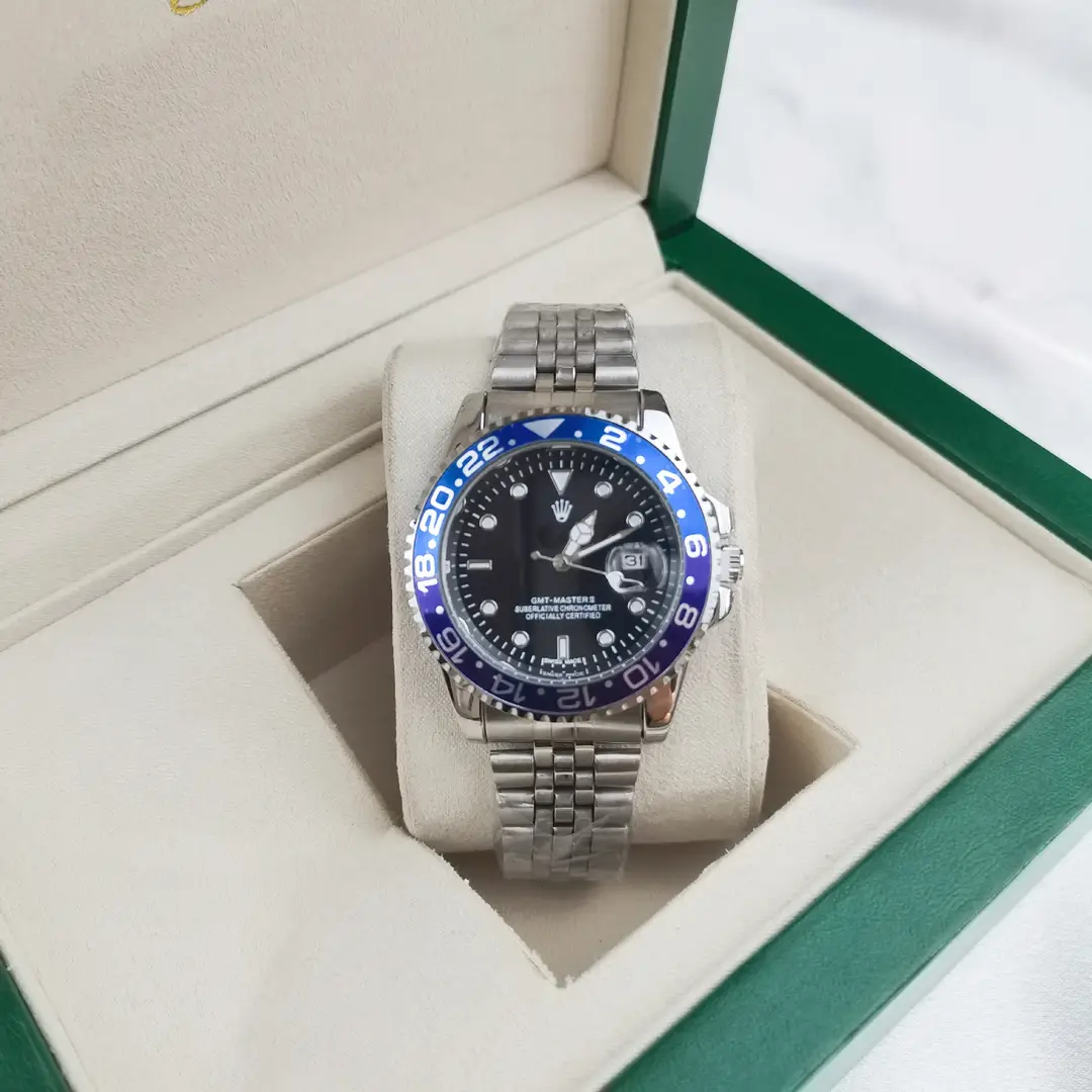 Foreign Trade Laojia Same Model Submariner Solid Steel Strap Luminous Waterproof Large Dial Quartz Movement Guangzhou Watch