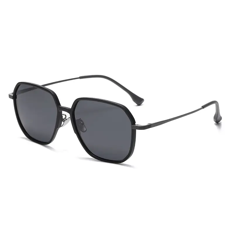 Men Sunglasses Polarized Driving Fishing Glasses Blue Frame - Image 8