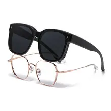 Men Sunglasses Polarized Driving Fishing Glasses Blue Frame — feature 41