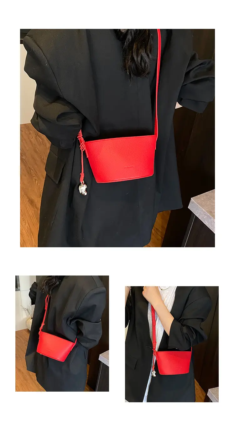 Red Korean Style Shoulder Crossbody Bag for Women — feature 11