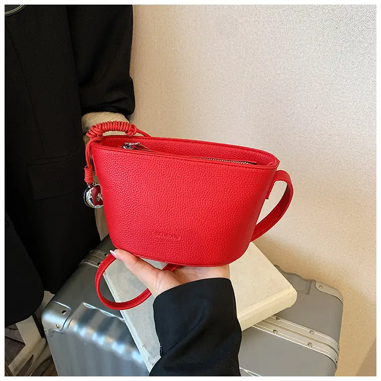 Red Korean Style Shoulder Crossbody Bag for Women — feature 20