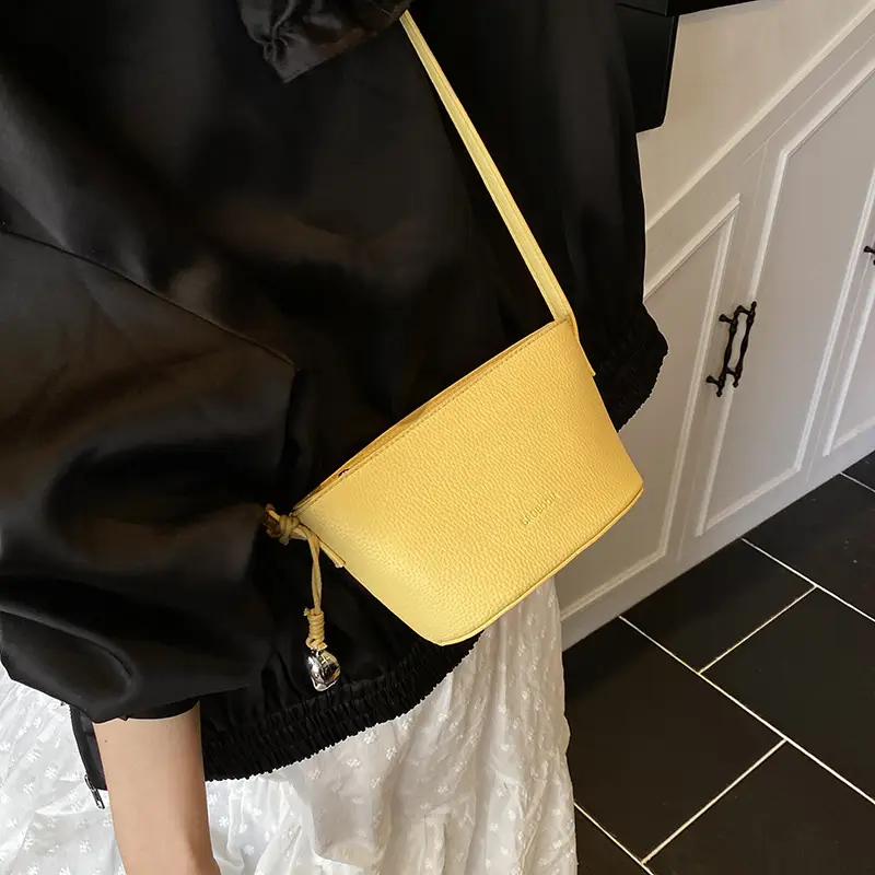 Red Korean Style Shoulder Crossbody Bag for Women