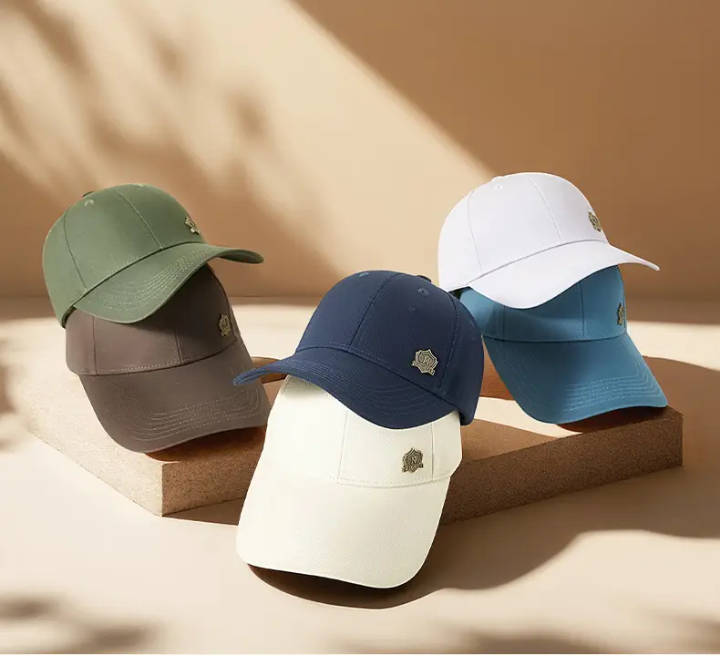 Men's Olive Green Baseball Cap with Badge Embroidery 11cm — feature 22